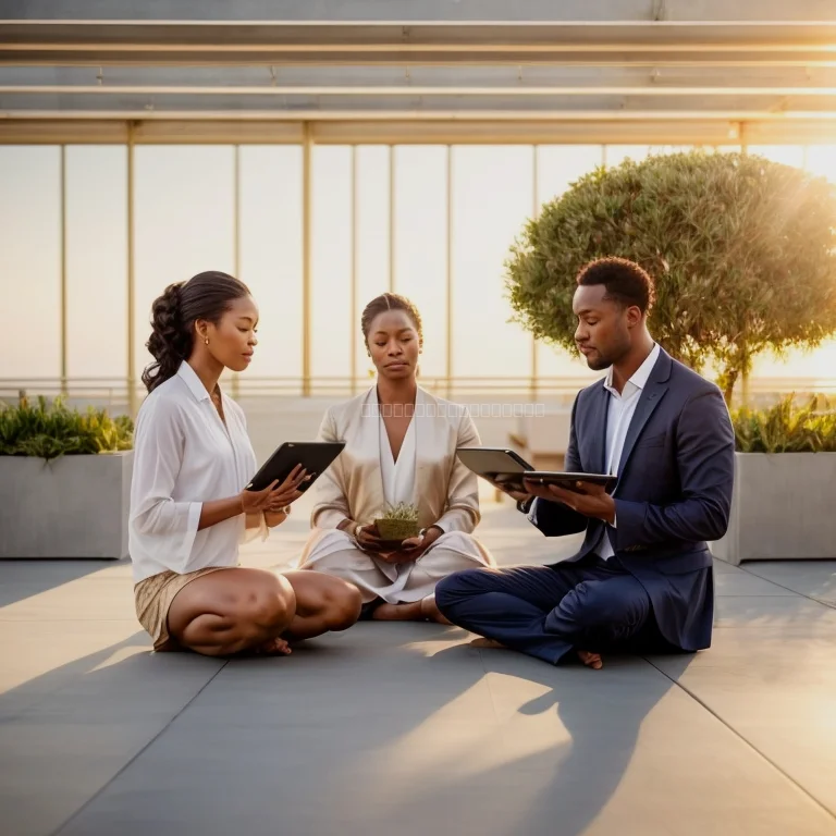 Imprenditore medita di fronte al Colosseo